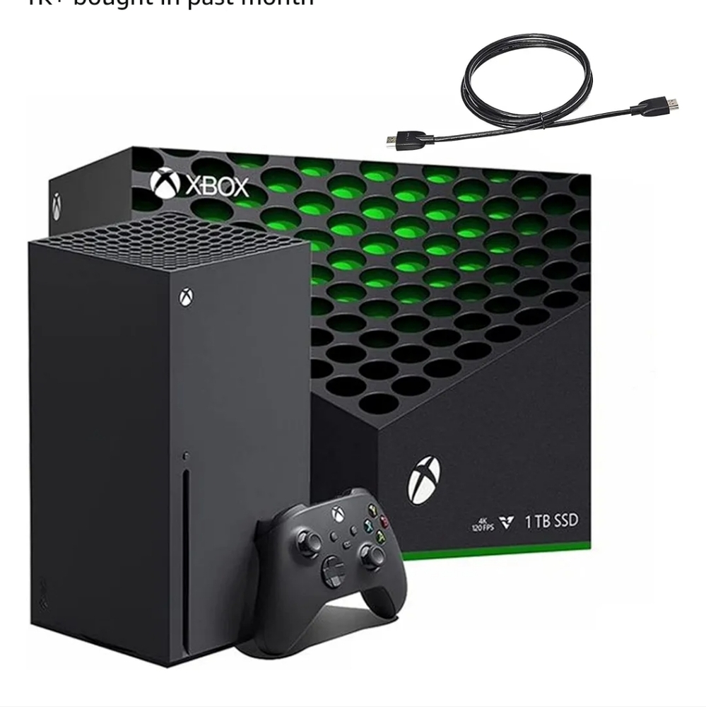 XBox Series X 1 TB SSD with 1 TB Seagate Expansion card & New Xbox wireless cont